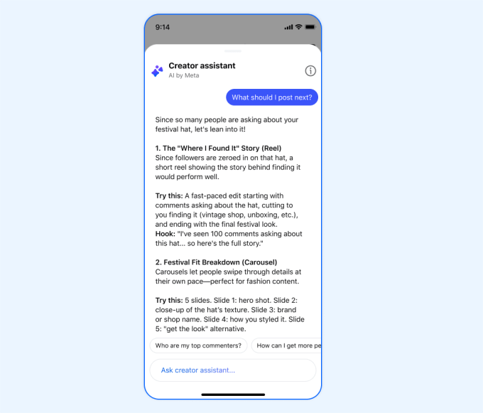 Facebook officially rolls out its standalone Creator Studio app with AI tools for creators